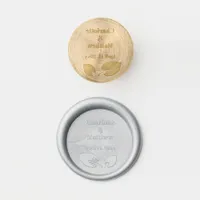 Ethereal Beauty Soft Tone Whimsical Pastel Leaves Wax Seal Stamp