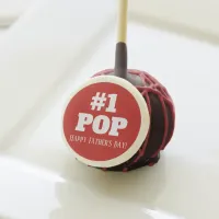 Fathers Day Number One Pop in Your Custom Color