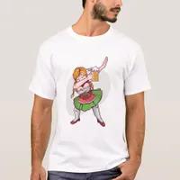 Oktoberfest Dabbing Dancing Woman T-Shirt