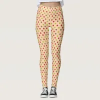 Boho Retro Modern Dot Leggings