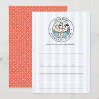 Preppy Pool Club Tinis & Bikinis Advice Card