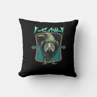 F-Caw-F Minimal Design Throw Pillow