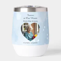 Photo & Poem | Memorial Forever in our Hearts Thermal Wine Tumbler