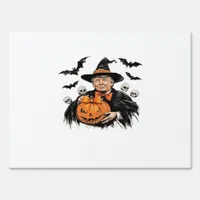 Halloween Spooky Pumpkin Sign