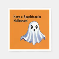 Cute Halloween Ghost Paper Napkins