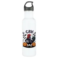 F-Caw-F Humor Crow Funny Gothic Stainless Steel Water Bottle