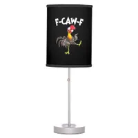 Funny F-Caw-F Chicken FCAWF Chicken Table Lamp