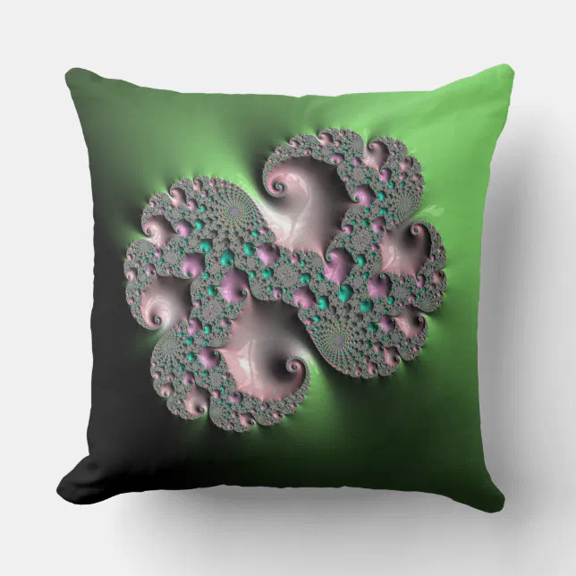 Fractal3 Throw Pillow