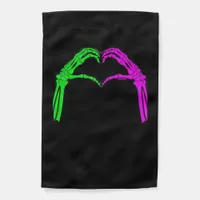 Skeleton Hands Heart Sign Retro Halloween Retro Vi