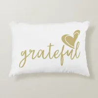 grateful heart decorative pillow