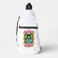 Lucky Nurse Cat  Sling Bag