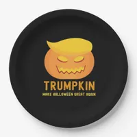 Trumpkin Make Halloween Great Again – Basic Parody Paper Plates