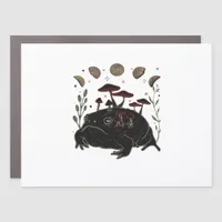 Academia Moon Witchy Goblincore Aesthetic Frog Cla Car Magnet