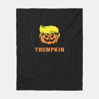 Trumpkin Make Halloween Great Again USA Flag Funny Fleece Blanket