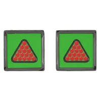 Snooker Player, Snooker Balls in Triangle Cufflinks