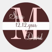 Custom Monogram label