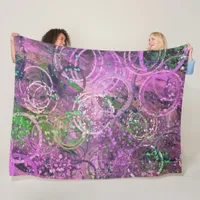 Abstract  fleece blanket