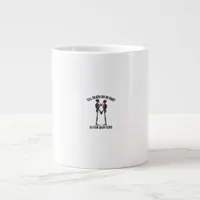 Till Death Do Us Part Valentine Minimal Aesthetic Giant Coffee Mug