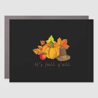 It’s Fall Y’all Retro Style Car Magnet