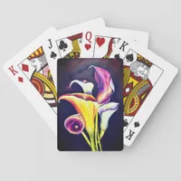 Calla Lillies Poker Cards