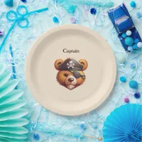 Captain Bear Paper Plates