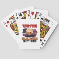 Trumpkin Halloween Classic Poker Cards