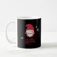 Christmas Gnome With Candycane Coffee Mug
