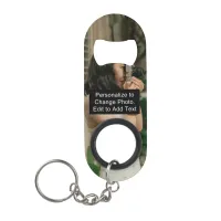 Custom Photo Art Name Monogram Quote Keychain Bottle Opener