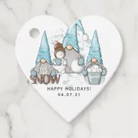 Let it Snow Nordic Gnomes Favor Tags