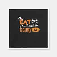 Eat Drink And Be Scary Essential Funny Style Napkins