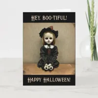 Hey, boo-tiful! Happy Halloween! Card