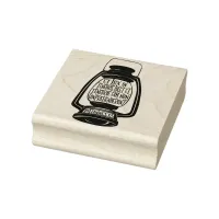 Et Lux In Tenebris John 1 in Latin Bible Verse Rubber Stamp