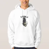 Funny F-Caw-F Crow Vintage Humor Essential Creativ Hoodie