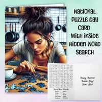 National Puzzle Day is January 29th  Card