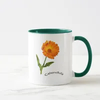 Mug  - Two Calendula Flowers