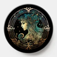 Virgo Zodiac Woman PopSocket