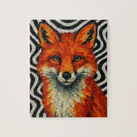 A beautiful red fox  jigsaw puzzle