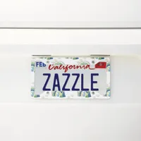 Watercolor Rainbow Pattern License Plate Frame