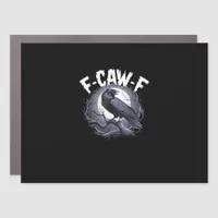 F-Caw-F Minimal Clean Car Magnet