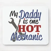 Hot Mechanic Dad Mouse Pad