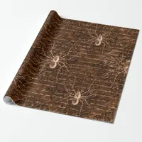 Vintage Spider Pattern Wrapping Paper