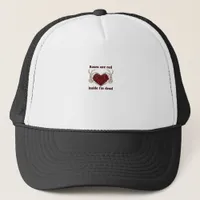 Are Red Im Dead Classic Style Trucker Hat