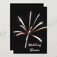 Fireworks Summer Wedding Shower Invitation