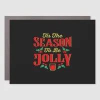 Christmas Tis The Season  Car Magnet