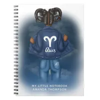 African American Aries Sign Personal Notebook