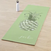 Pineapple Green ID239 Yoga Mat