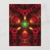 Tri-Fractal Postcard