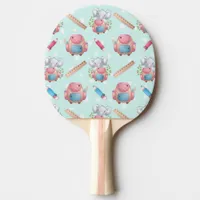 Back to School Elephant Pattern Ping Pong Paddle