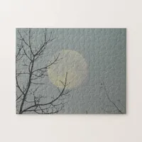 Full Moon through the Trees Jigsaw Puzzle