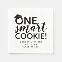One Smart Cookie Graduation Party Napkins